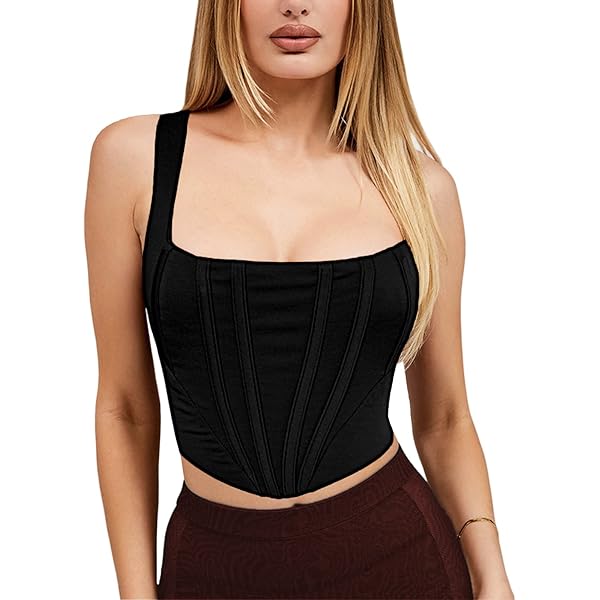 ZXUZKEA Corset Tops for Women Summer Lace Corset Top Bustier Mesh