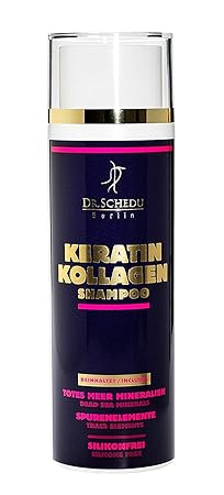 Dr. Schedu Berlin Keratin Kollagen Totes Meer Shampoo 200 ml 100% silikonfrei, 100% parabenfrei & 100% tierversuchefrei, made