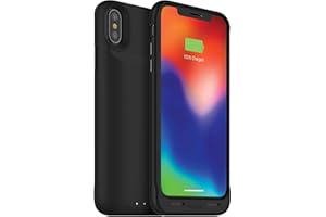 Mophie juice pack wireless - Qi Wireless Charging - Protective Battery Case Made for Apple iPhone X – Black (401002004)