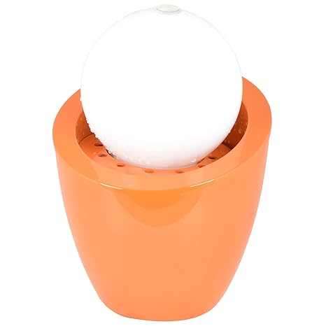 Lacasa Indoor Water Fountain - 15.5 cms x 15.5 cms x 21.2 cms, Red