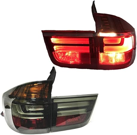 Amazon 新しいled灯台アセンブリfor Bmw X5 E70 07 11 Ledバックライトブレーキバックライトバックリア ライトランプdrl車のテールライト Forbmw X5 E70 1年間の保証 1ペア ブレーキ テールランプ 車 バイク