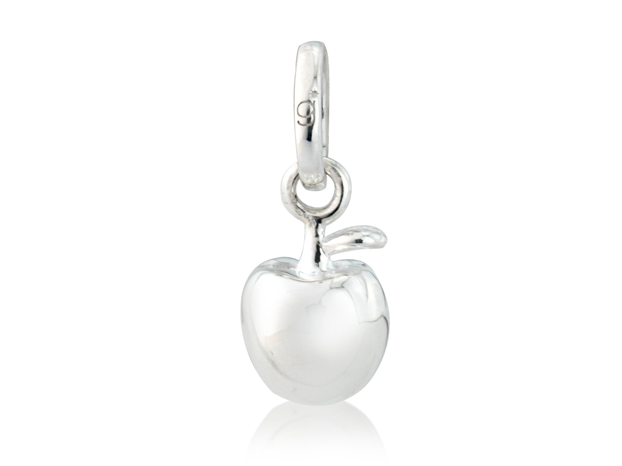 Gemma J Sterling Silver Apple Charm