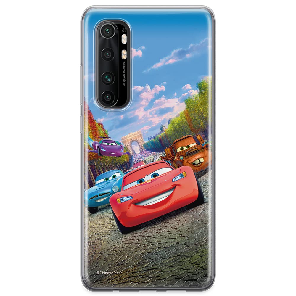 ERT GROUP mobile phone case for Xiaomi MI NOTE 10 Lite original and officially Licensed Disney pattern Cars 001 optimally adapted to the shape of the mobile phone, case made of TPU