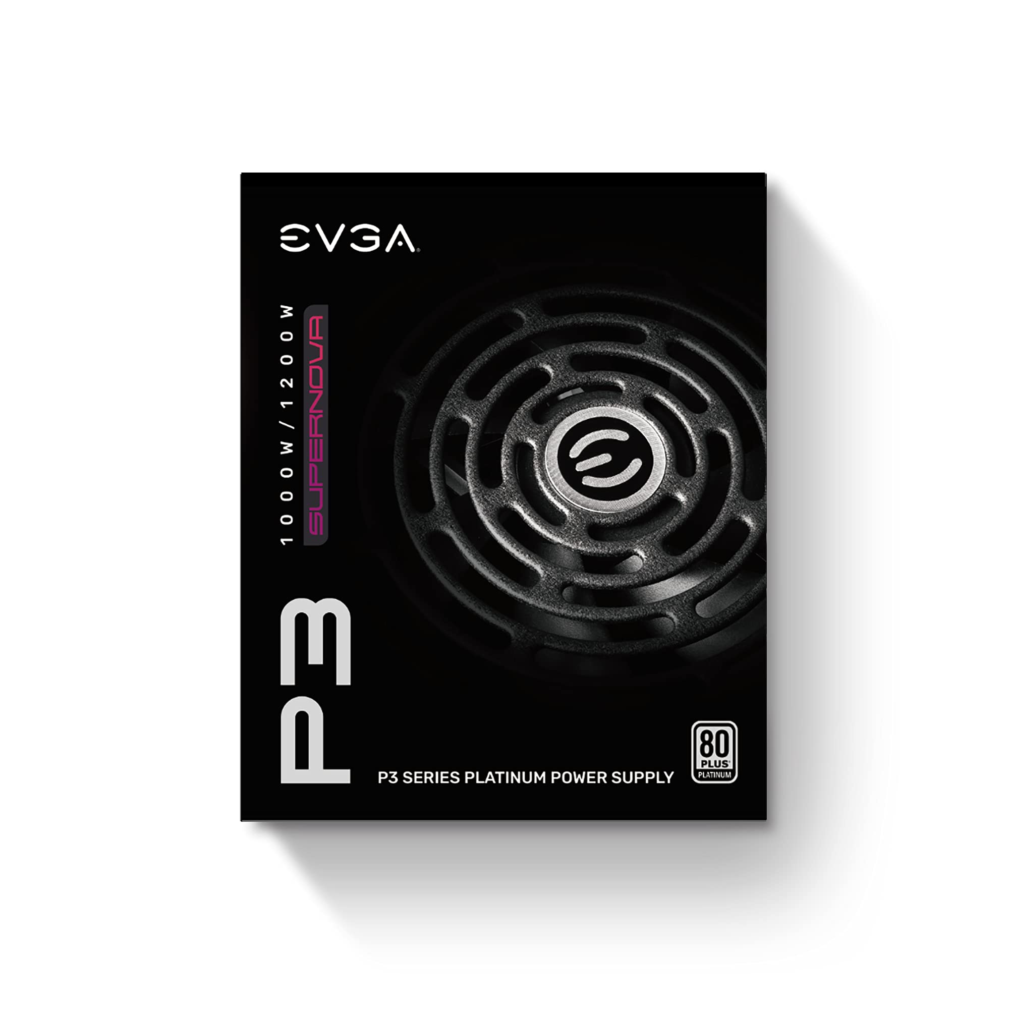EVGA Supernova 1200 P3, 80 Plus Platinum 1200W, Fully Modular, Eco Mode with FDB Fan, Includes Free Power On Self Tester, Compact 180mm Size, Power Supply 220-P3-1200-X1