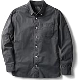 Huckberry Flint and Tinder Men's Classic Oxford Draftsmen Button Down Shirt- Stretch Fabric- Button Down Shirts for Men