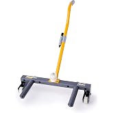 WINNTEC Rolling Wheel Dolly for Changing Car, Truck, Skid Steer, ATV, and Trailer Tires, Tire Lift for Large and Small Vehicles, 3 Roller Positions, 485 Pound Capacity
