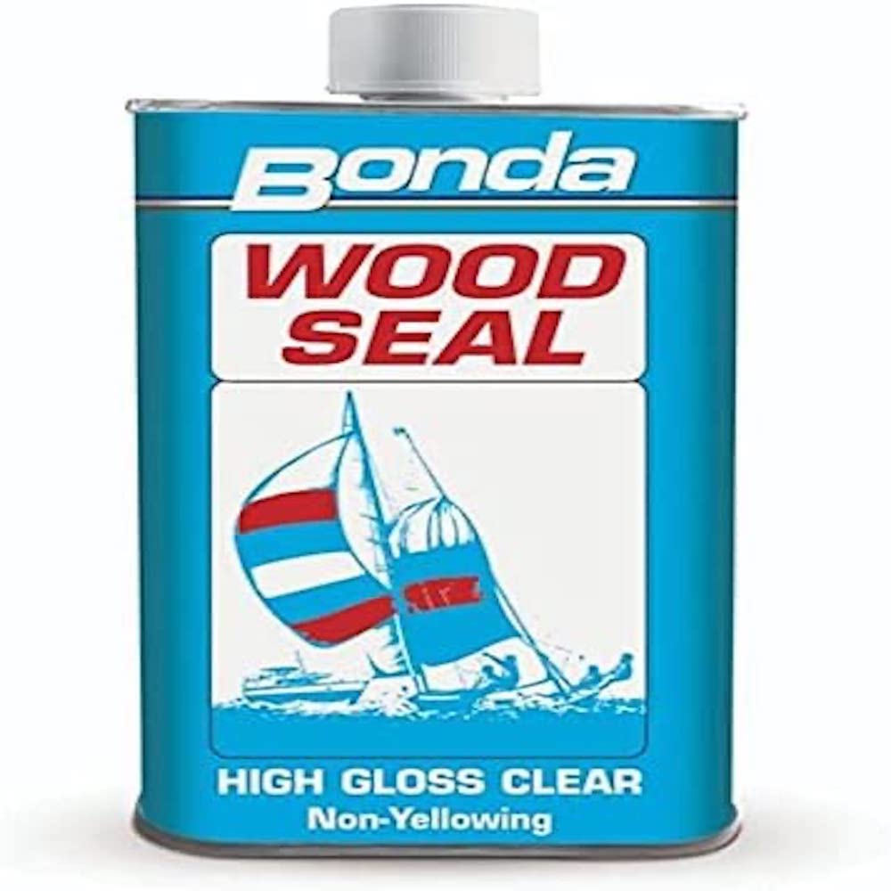Bonda Marine Wood Seal 1l-Durable Protection for Exterior Woodwork; Water-Resistant, Quick-Drying Sealant in Various Sizes for Optimal Marine Wood Care