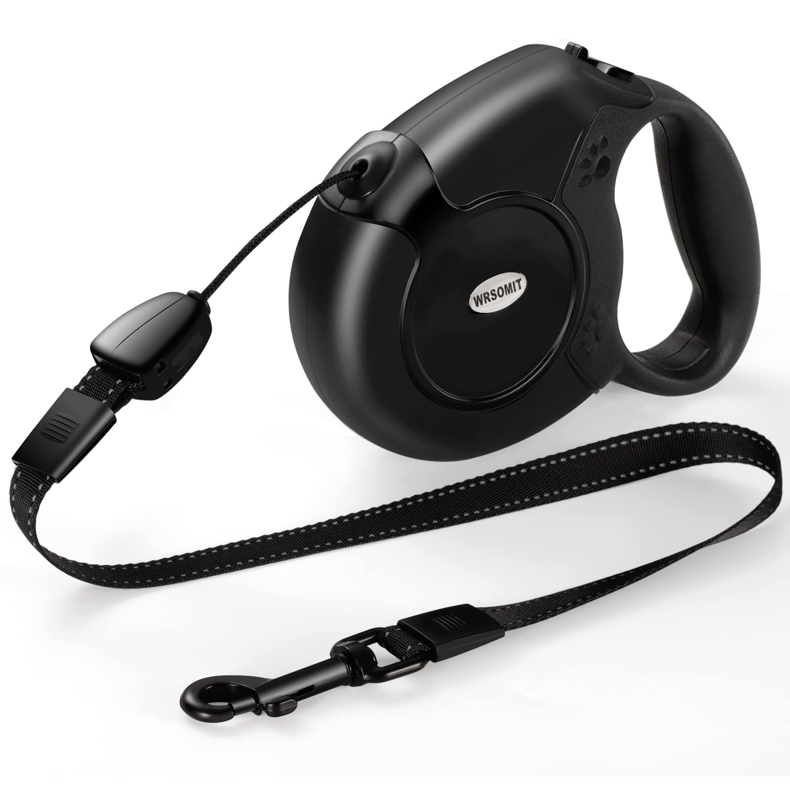 Photo 1 of WRSOMIT Retractable Dog Leash, 26 Ft Heavy Duty Pet Walking Leash for Small Medium Large Dogs up to 99lbs, Anti-Slip Handle, 360 ° No Tangle, Nylon Tape, One-Handed Brake