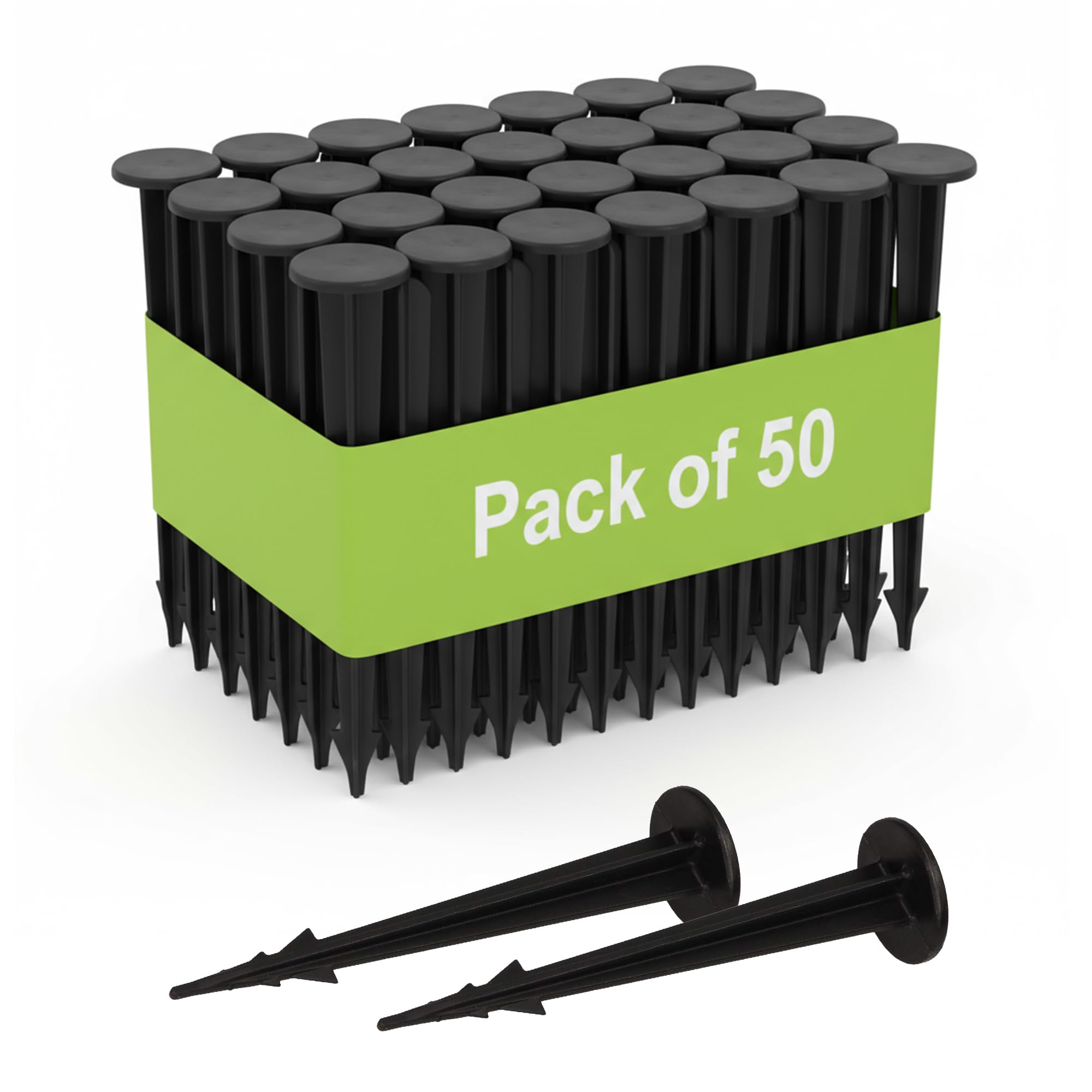 GARDENIX® Pack of 50 TerraPEG Mini Securing Pegs Landscape Fabric Peg for Weed Fabric Ground Sheet Cover