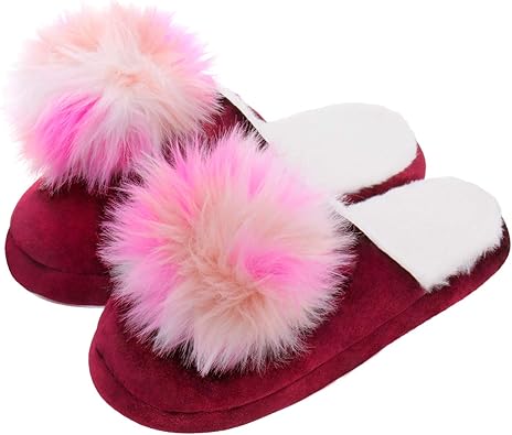 fluffy home slippers