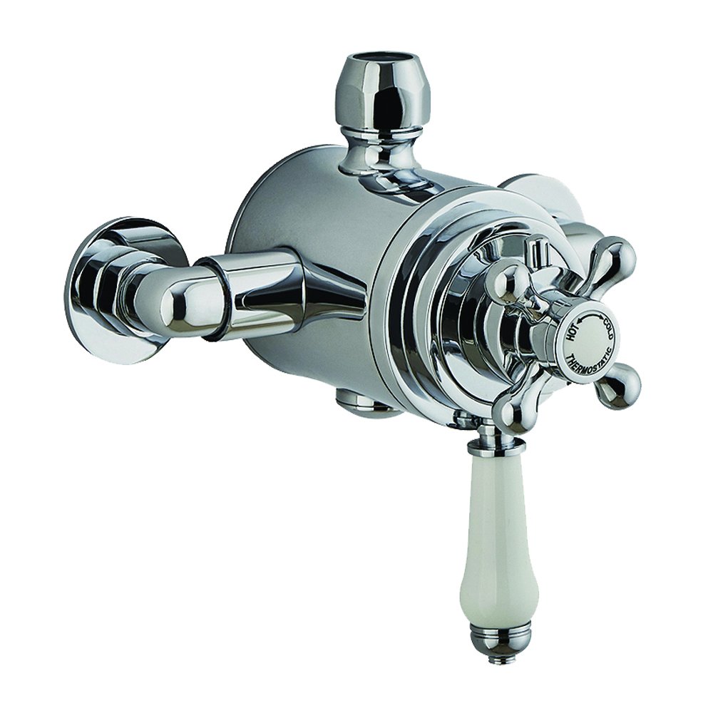Mark Vitow TMV6 Victorian Exposed Thermostatic Shower Mixer, Silver, 13.5 cm*23.5 cm*8.5 cm