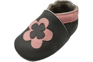 YIHAKIDS Soft Sole Baby Girls Boys Shoes Infant Toddler Leather Moccasins Slippers First Walker Crib Shoes Unisex