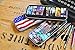 Black New York Letter Photos - New York City NY Souvenir Multi Purpose Stationery Box Steel Pencil Case