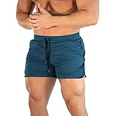 sandbank Men's 5" Gym Workout Short,Quick Dry Active Running Bodybuilding Shorts with Pockets