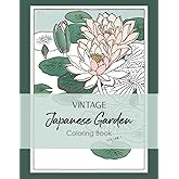 Vintage Japanese Garden Coloring Book, Volume 1: 40 Works of Art by Japanese Artists