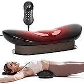 Electric Lumbar Traction Device , Multifunctional Back Traction Device with Dynamic Airbag Traction, Lumbar Stretcher with 3-Level Heat and Vibration Electrotherapy, Adjustable Height with Remote