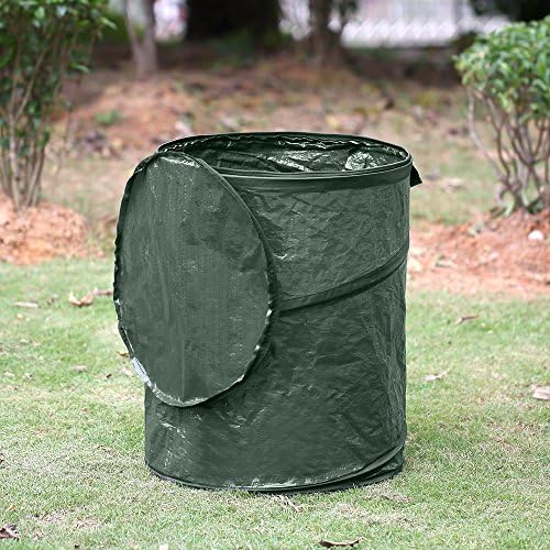 Wolfpack Intl Large 45 Gallon Reusable Pop Up Lawn & Garden Trash Bag