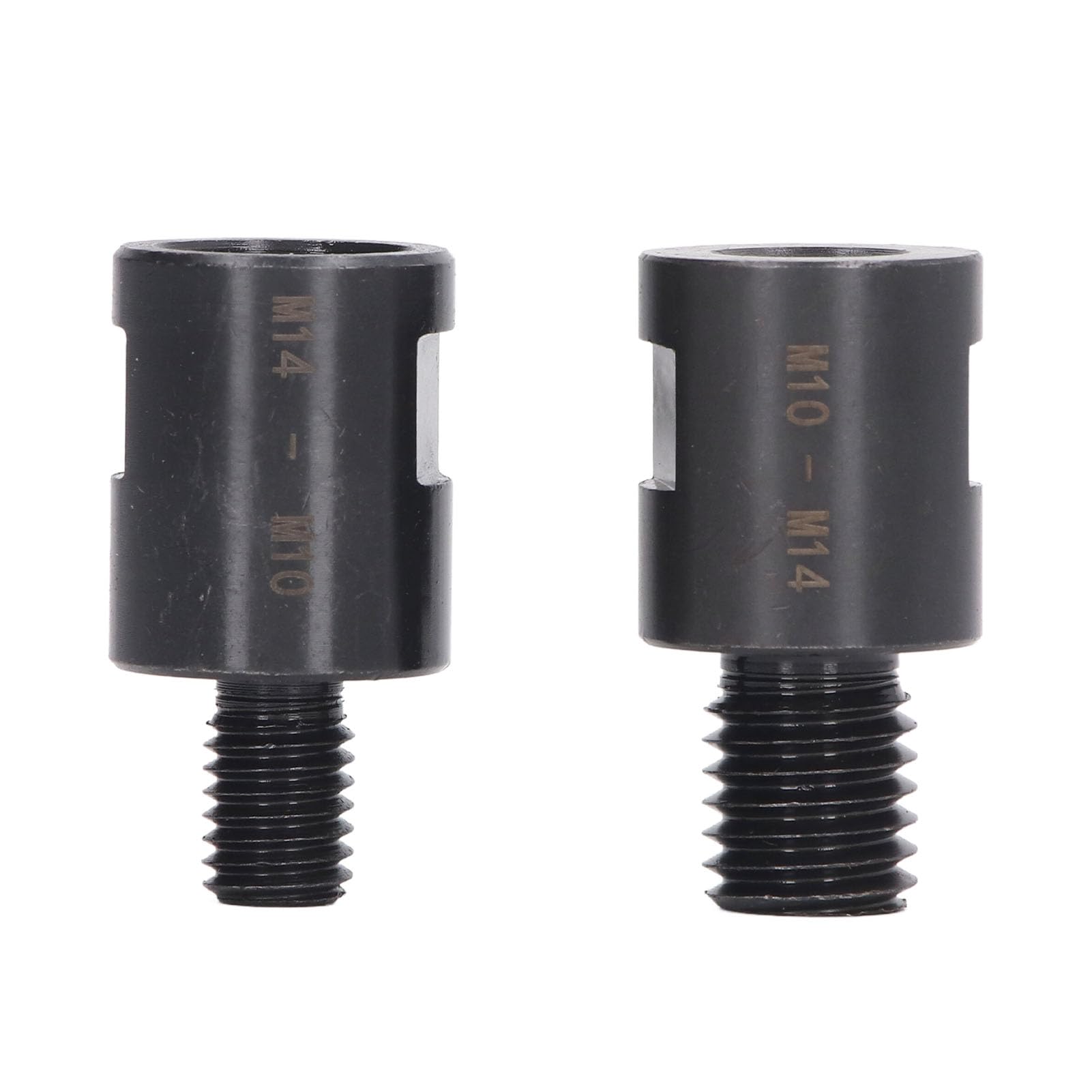 Drill Bit Adapter 2PCS M10 to M14 Thread Converter with Extension Rod for Accessories
