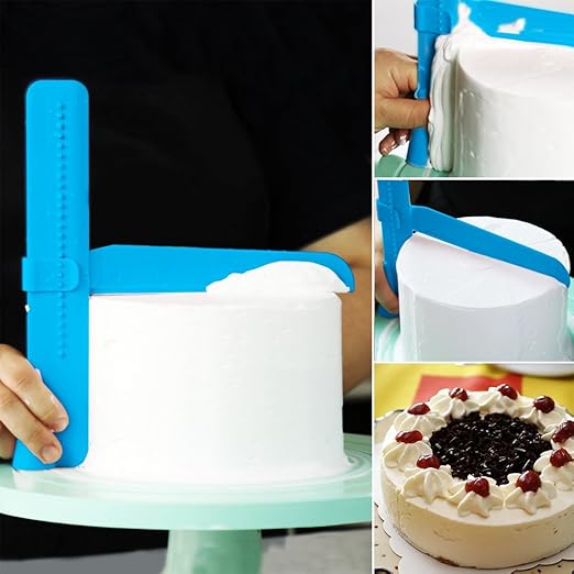 Gateau Grattoir Lisse Fondant Reglable Gateau Edge Outil De