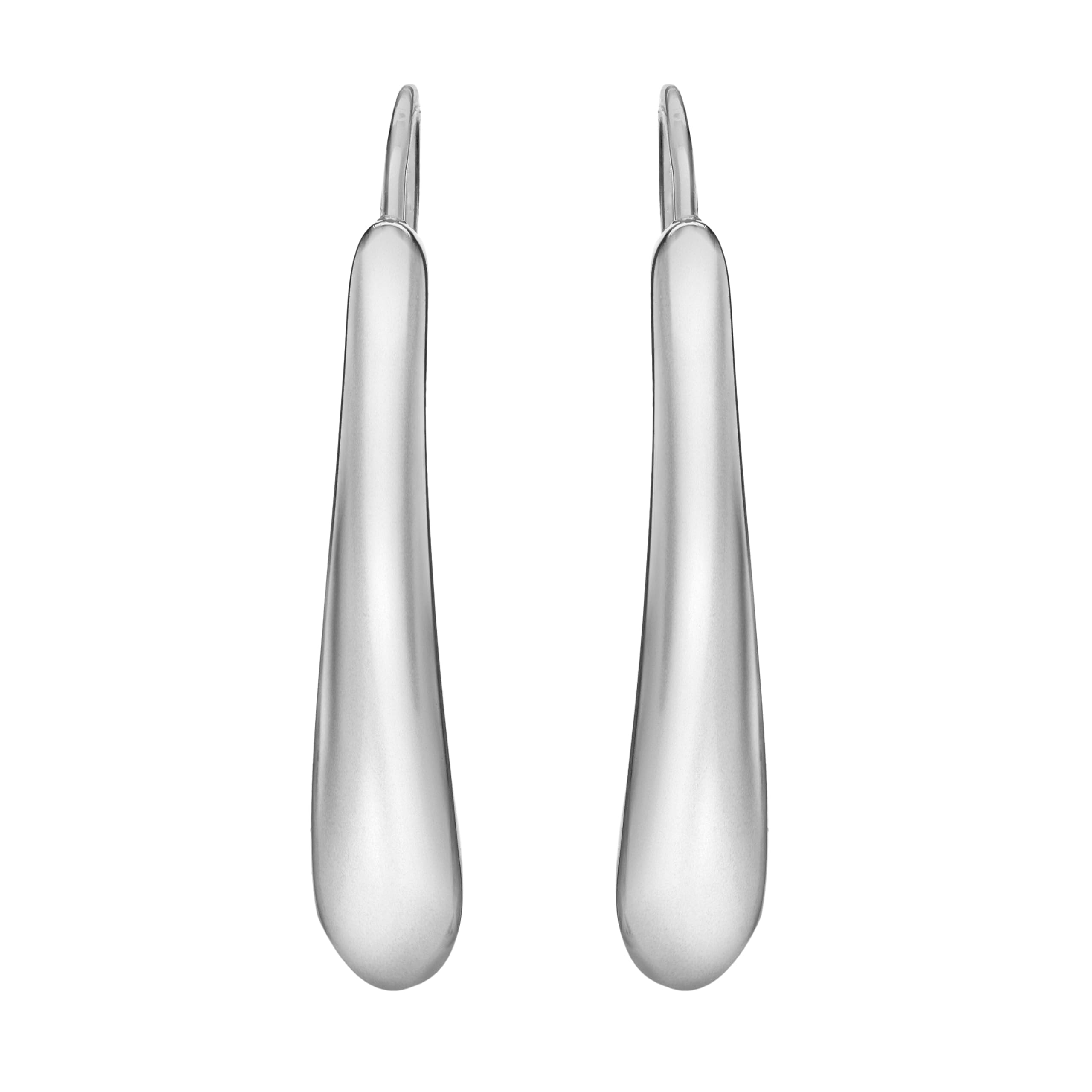 Tuscany Silver Women's Sterling Silver 41mm Long Graduated Electroform Drop Earrings