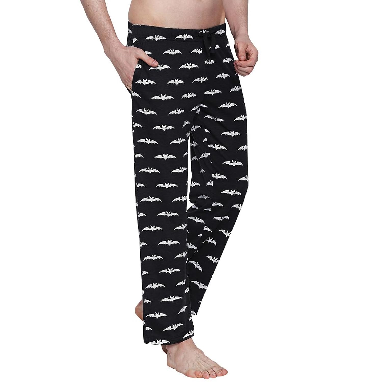 the bats mens cotton pajama set