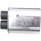 Meter Star CQC Universal Household Microwave HV Capacitor Replacement 2100V 0.91uF MFD Compatible ch85 21091 AC H.V.Capacitor 10/85/21 50/60Hz NO PCB