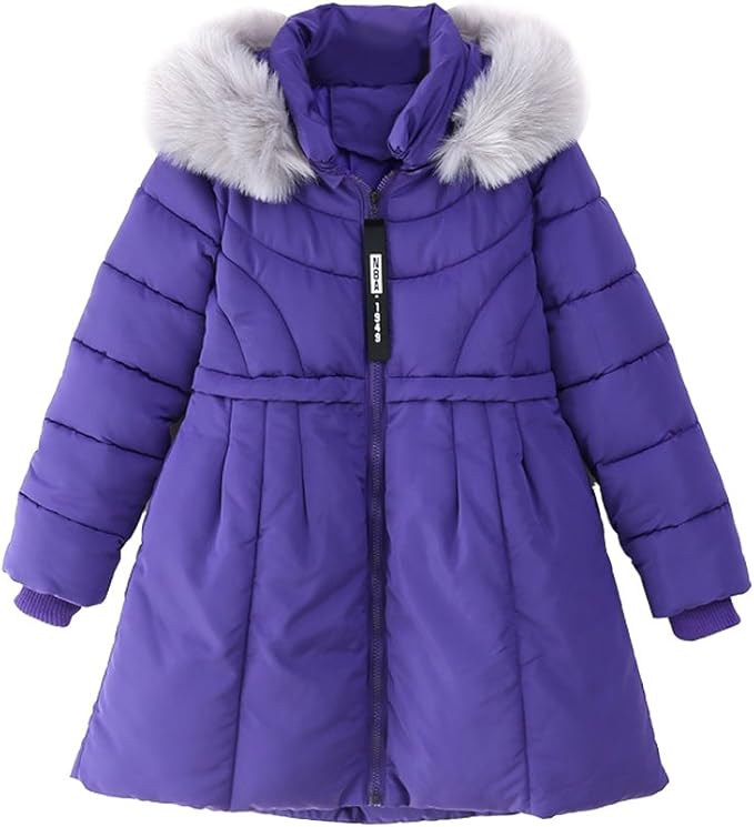 girls purple winter coat