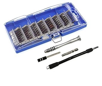 Shadow Securitronics Alloy Steel Material 60 in 1 Precision Screwdriver Repair Tools Kit, 21x10x21 cm, Blue