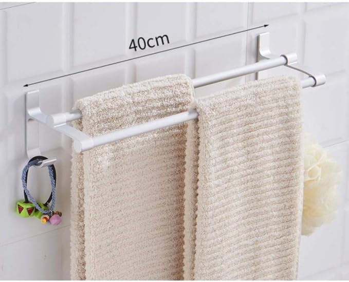 Toallero de baño Toallero Colgador sobre puerta Soporte para toallas de