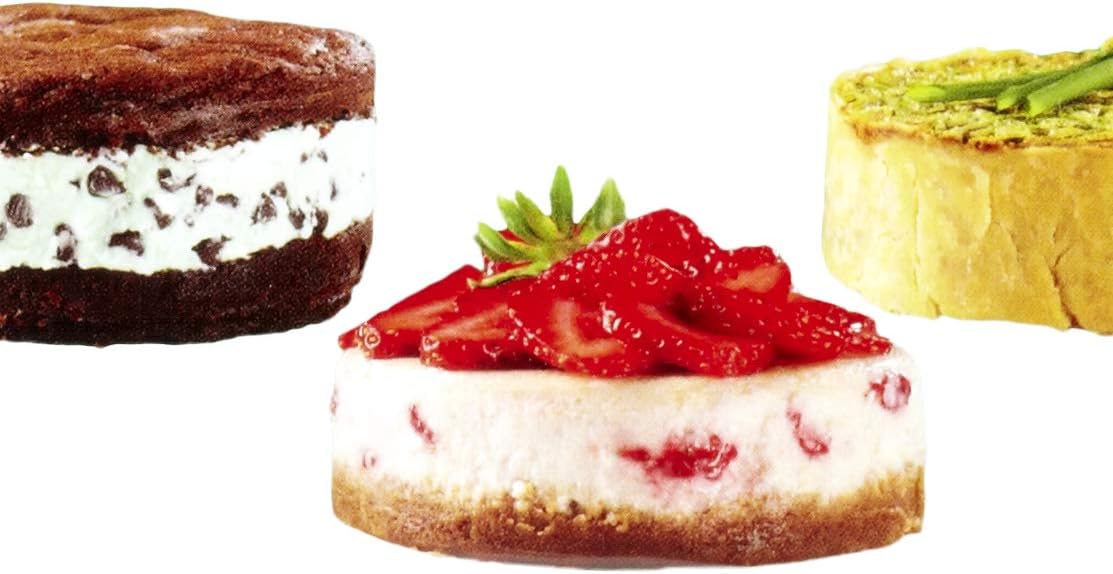 Wilton 4-Inch Mini Springform Pans for Mini Cheesecakes, Pizzas and Quiches, Durable Non-Stick Surface, Set 3-Piece: Springform Cake Pans: Kitchen & Dining