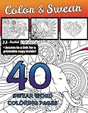 Color & Swear: A Swear Word Coloring Book for Adults by J J Rashid