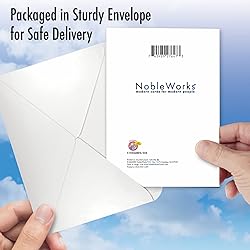 NobleWorks Funny Birthday Greeting Card with 5 x 7