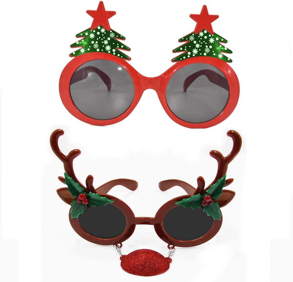 reindeer eye glasses