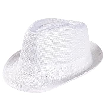 white fedora hat mens