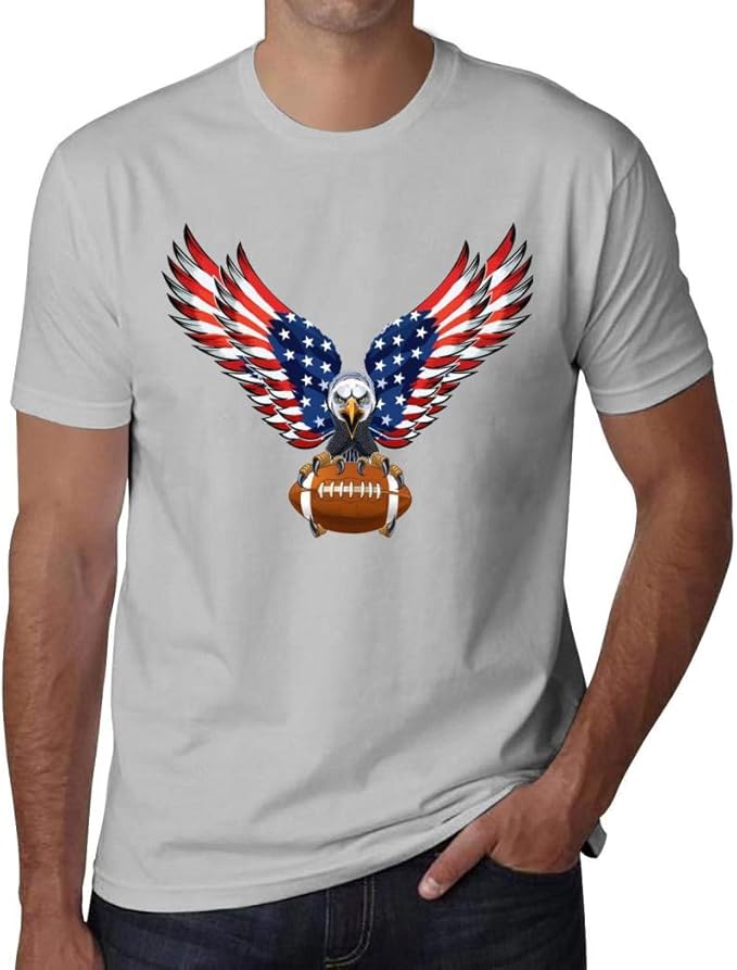 American Eagle T-Shirt Men's Cotton Short Sleeve Crewneck Sports Top S