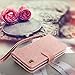 BENTOBEN Galaxy S7 Edge Case, S7 Edge Case, Glitter Shiny Bling Luxury Flip PU Leather Credit Card Holder Cash Pockets Wristlet Protective Wallet Case for Samsung Galaxy S7 Edge, Rose Gold