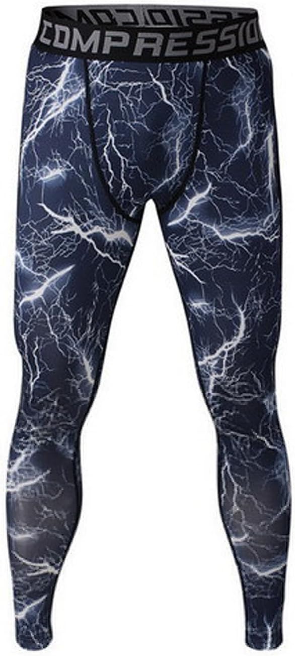 Welen Mens Sport Compression Leggings Base Layer Long Pants Trouser