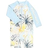 RUGGEDBUTTS® Baby/Toddler Boys Striped One Piece Swimsuit Rash Guard UPF 50+ Sun Protection Romper