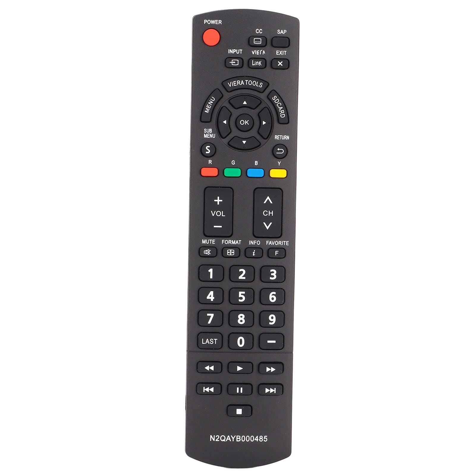 Elprico Remote Control for Panasonic N2QAYB000485,Replacement Remote Control Applicable for TC32LX24 TC42LD24 TC42LS24 TC42PX24 TV