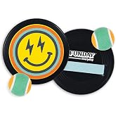 Funday Everyday Ball Toss Game Outdoor Toys for Kids Yard Games Beach Toys Outside Games for 3 4 5 6 7 8 9 10 Year Old Boys Girls Smiley Design