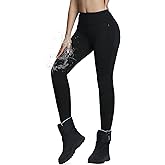 baleaf Women's Snow Pants Winter Thick Insulated Waterproof Fleece Lined Leggings Ski Hiking Outdoor Cold Weather Gear
