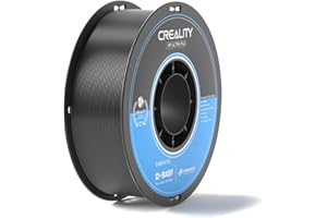 Creality 3D Printer Filament PLA 1.75mm 1KG Spool, 3D Printing Filament, Less Bubbles No Odor, High Toughness Print PLA Filament BASF for Most FDM 3D Printer, Dimensional Accuracy +/- 0.03 mm, Black