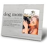 Mancheng-zi Dog Mom Gifts for Women - Best Dog Lovers Gifts, 4x6 Picture Frame