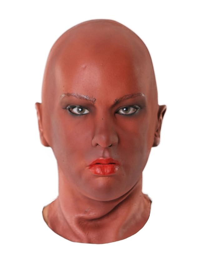 Frauenmaske aus Schaumlatex Frauengesicht für Rollenspiele