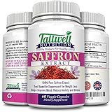 Pure Saffron Extract - Top Natural Appetite Suppressant, Maximum Strength 88.25mg, 60 Veggie Capsules by Tallwell Nutrition(tm)