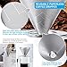 Pour Over Coffee Dripper Set Include Stainless Steel Paperless Reusable Filters, 8 Ounce Glass Cup, Spoon and Bamboo Base, Portable Single Cup Coffee Maker for Home Office - Gift-ready Package