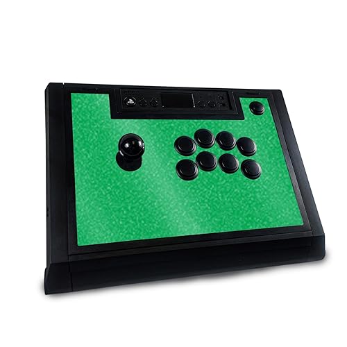 Glossy Glitter Gaming Skin Compatible with Hori Fighting Stick Alpha (PS5, PS4, PC) - Solid Green - Premium 3M Vinyl Protective Wrap Decal Cover - Easy to Apply | Crafted in The USA by MightySkins - Amazon deal for $17.11