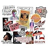 19 Pcs/lot American Montauk Stranger Things Funny Sticker Decal for Car Laptop Bicycle Motorcycle Notebook Waterproof Stickers