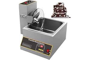 Chocolate Tempering Machine, Electric Stainless Steel Melter, Commercial Tabletop Use, Perfect for Chocolate Bar,12kg