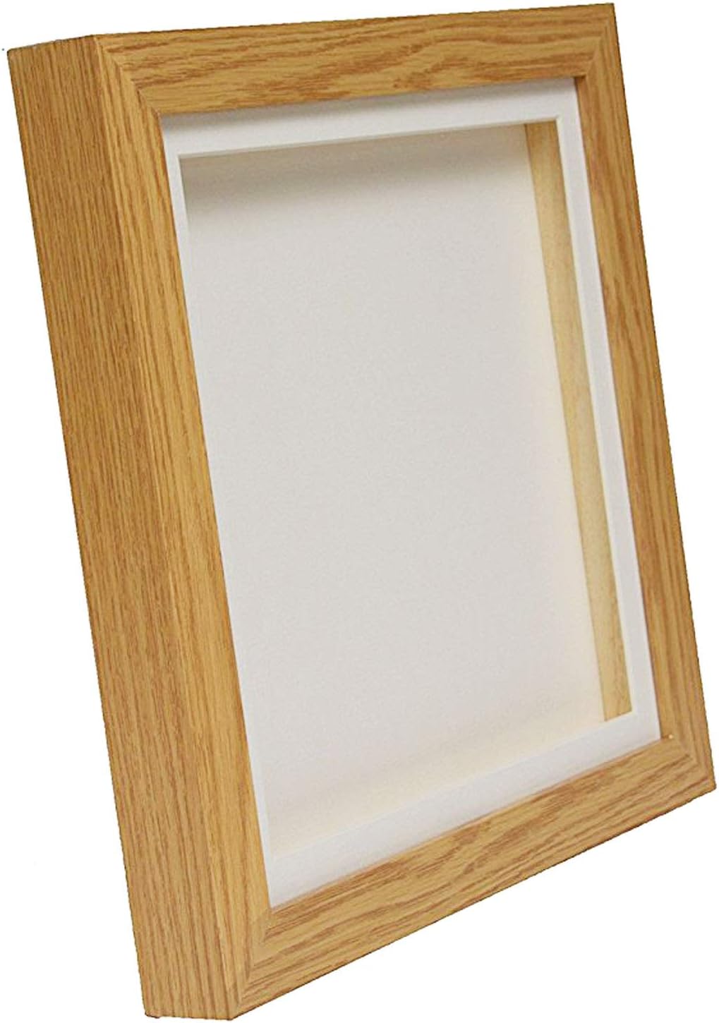 Oak Effect 3D Deep Box Picture Frame Display Memory Box For Medals